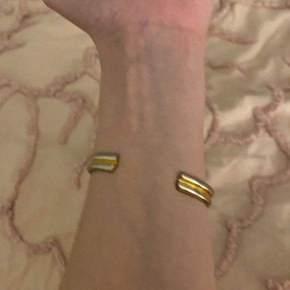 4 for $20: Gold tone cuff bracelet - Picture 2 of 4